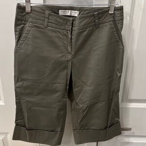 EUC Trina Turk Olive Green Women's Bermudas